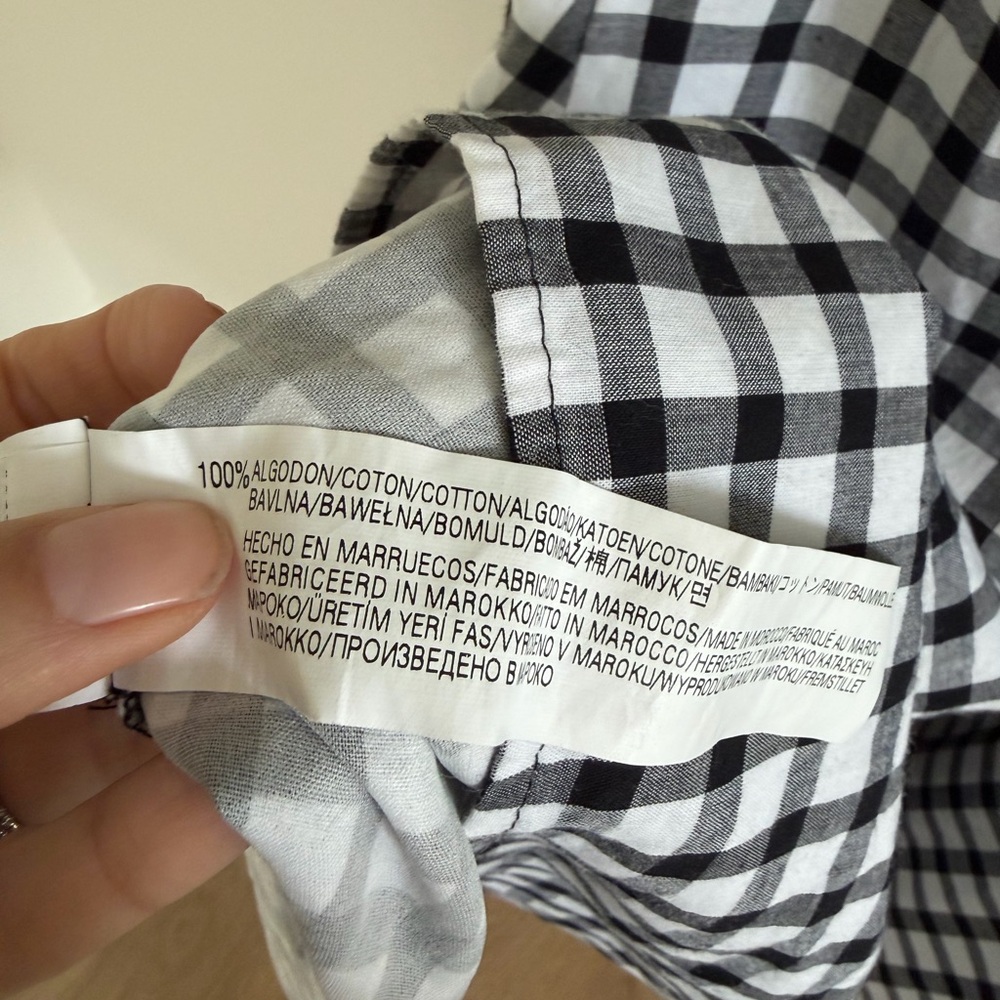 Zara gingham midi dress (S) - Picture 5 of 5